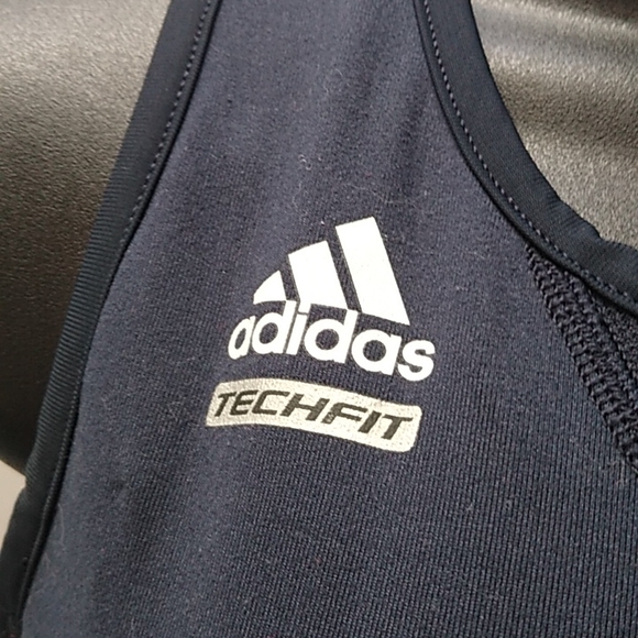 Adidias athletic navy blue  tank top - Picture 3 of 6